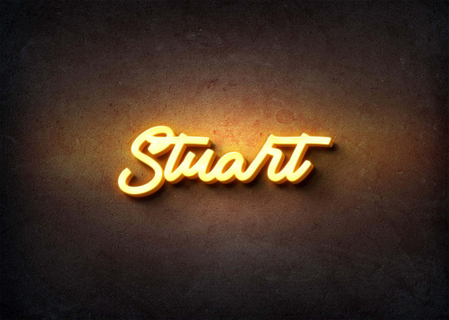 Free photo of Glow Name Profile Picture for Stuart