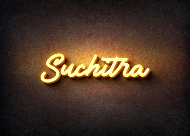 Free photo of Glow Name Profile Picture for Suchitra