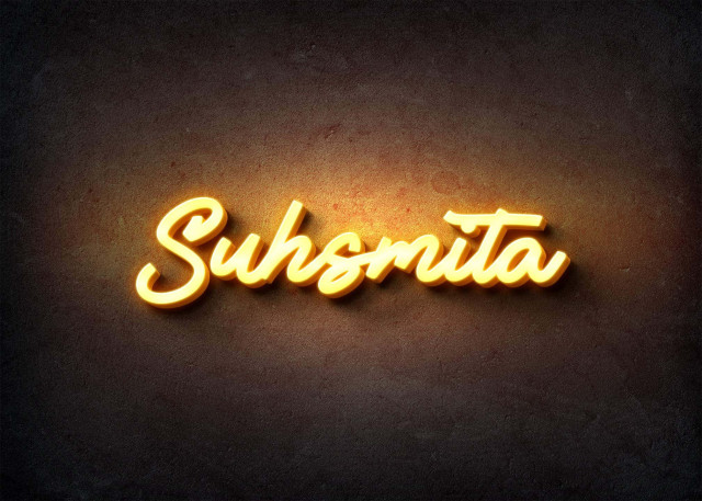 Free photo of Glow Name Profile Picture for Suhsmita