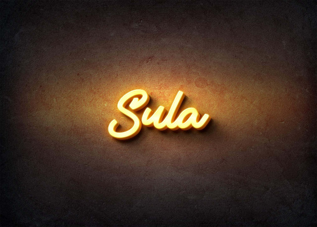 Free photo of Glow Name Profile Picture for Sula