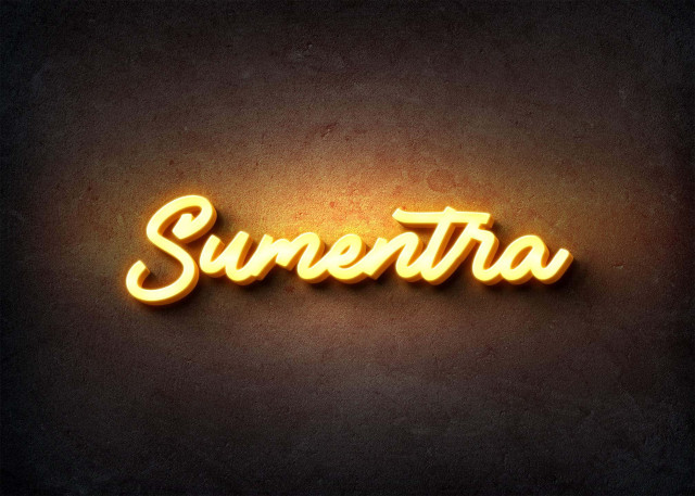 Free photo of Glow Name Profile Picture for Sumentra