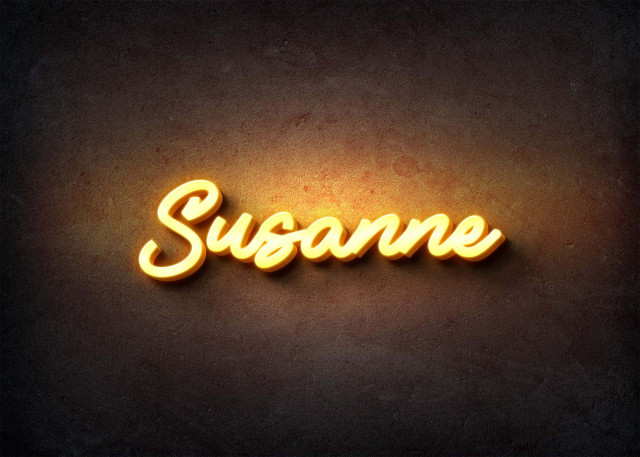 Free photo of Glow Name Profile Picture for Susanne