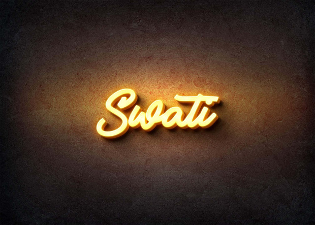 Free photo of Glow Name Profile Picture for Swati