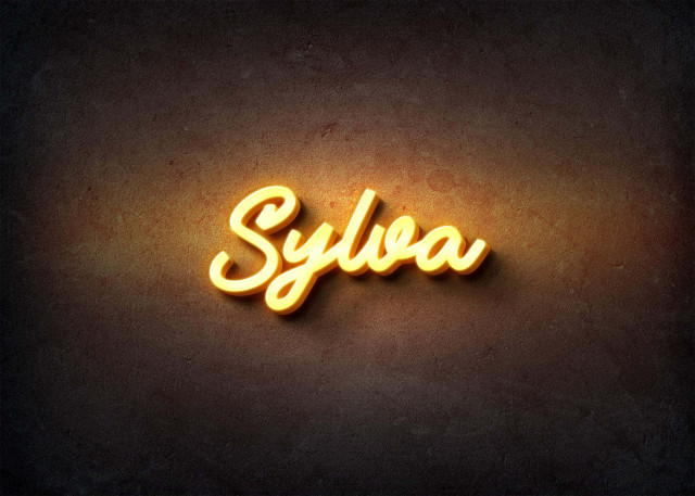Free photo of Glow Name Profile Picture for Sylva