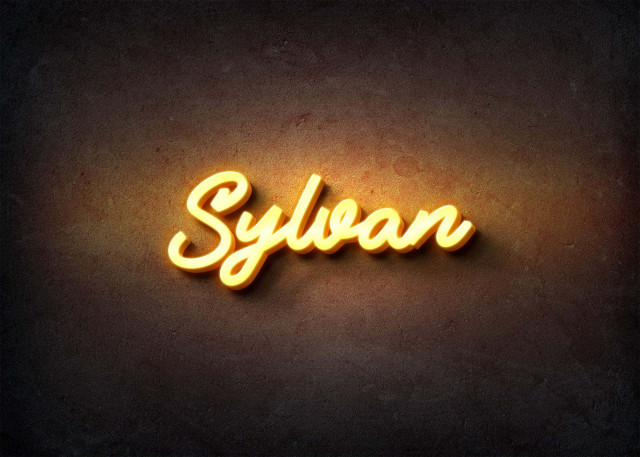 Free photo of Glow Name Profile Picture for Sylvan