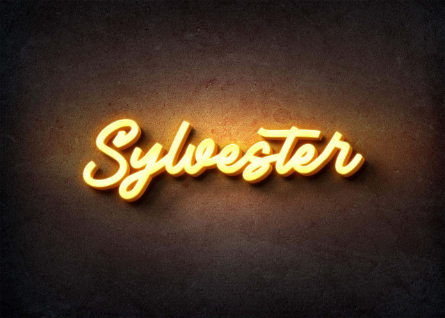 Free photo of Glow Name Profile Picture for Sylvester