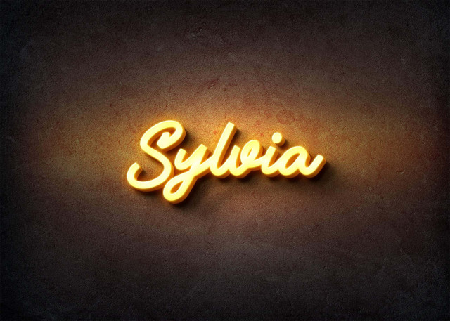 Free photo of Glow Name Profile Picture for Sylvia