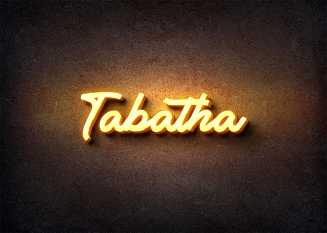 Free photo of Glow Name Profile Picture for Tabatha