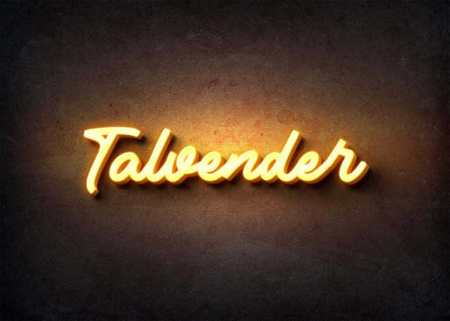 Free photo of Glow Name Profile Picture for Talvender