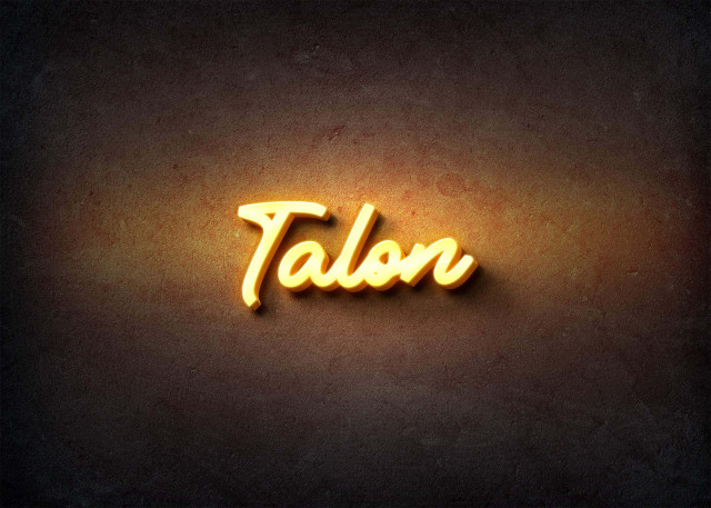 Free photo of Glow Name Profile Picture for Talon