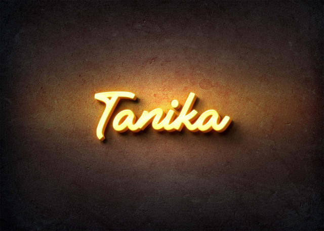 Free photo of Glow Name Profile Picture for Tanika