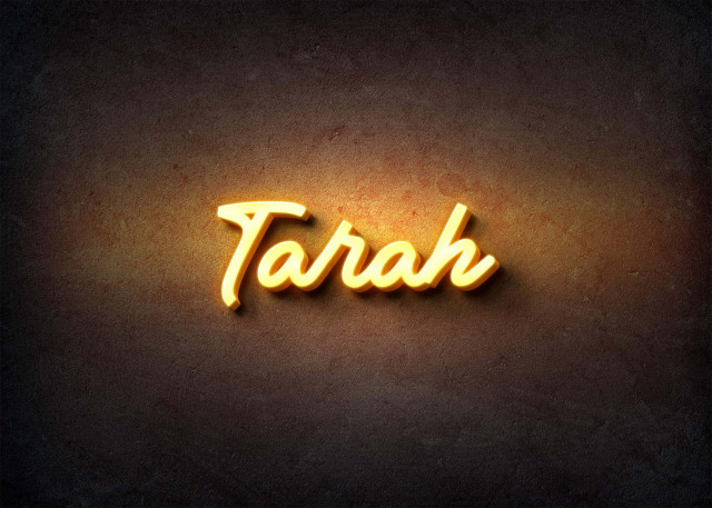 Free photo of Glow Name Profile Picture for Tarah