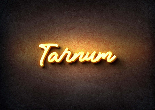 Free photo of Glow Name Profile Picture for Tarnum