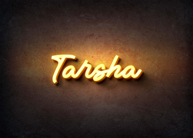 Free photo of Glow Name Profile Picture for Tarsha