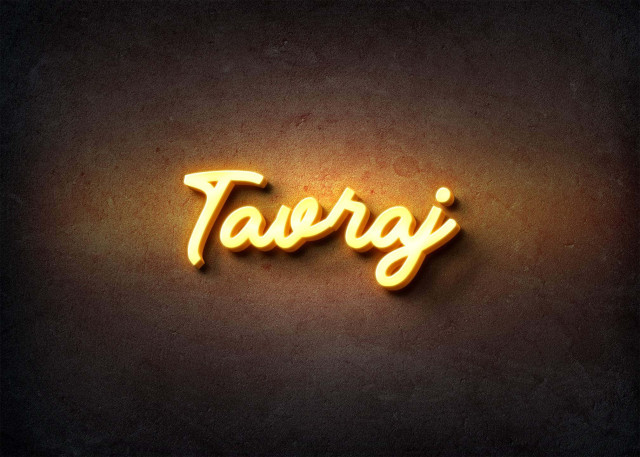 Free photo of Glow Name Profile Picture for Tavraj