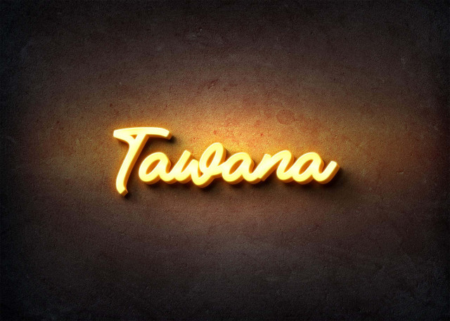 Free photo of Glow Name Profile Picture for Tawana