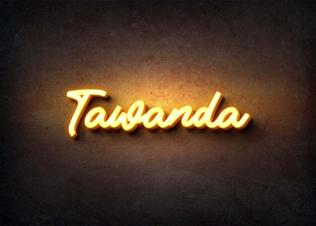 Free photo of Glow Name Profile Picture for Tawanda