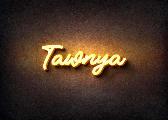 Free photo of Glow Name Profile Picture for Tawnya