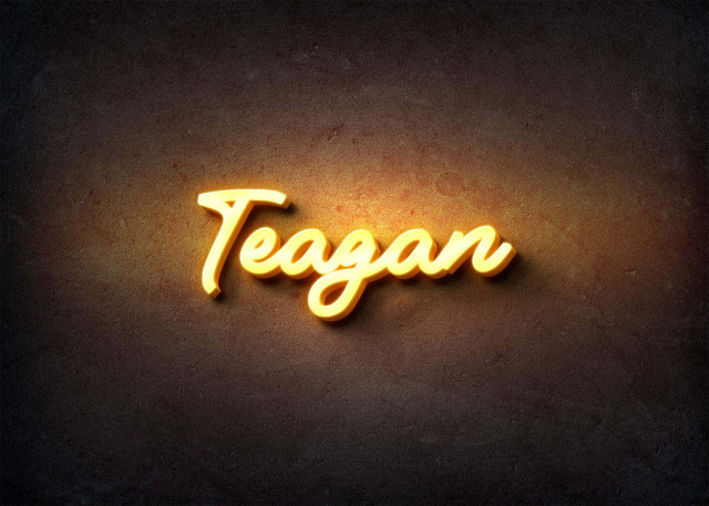 Free photo of Glow Name Profile Picture for Teagan