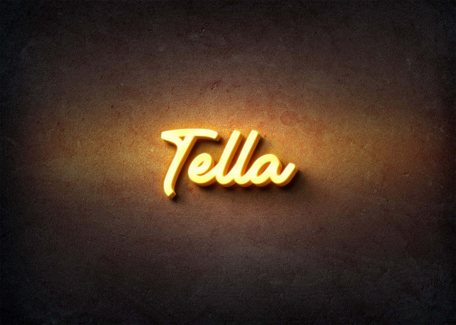 Free photo of Glow Name Profile Picture for Tella