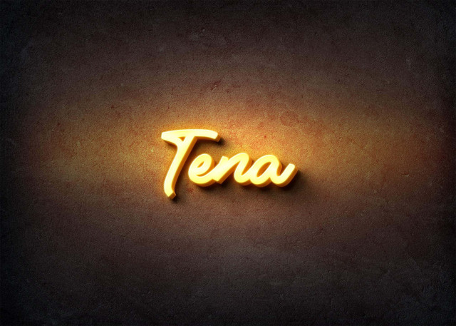 Free photo of Glow Name Profile Picture for Tena