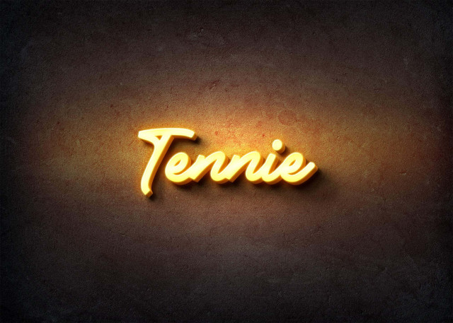 Free photo of Glow Name Profile Picture for Tennie
