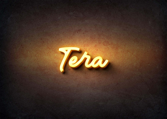 Free photo of Glow Name Profile Picture for Tera