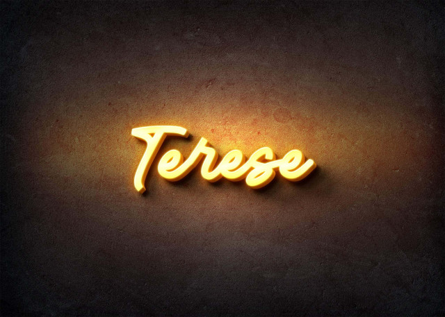 Free photo of Glow Name Profile Picture for Terese