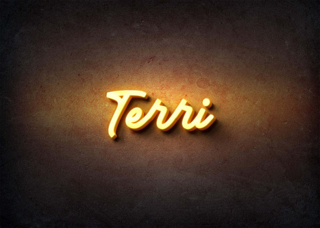 Free photo of Glow Name Profile Picture for Terri