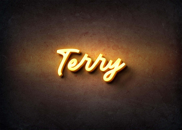 Free photo of Glow Name Profile Picture for Terry