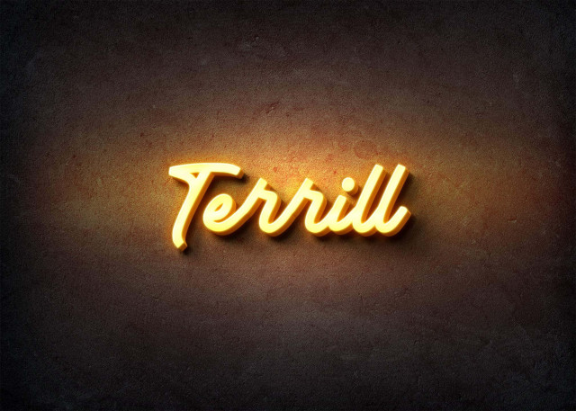 Free photo of Glow Name Profile Picture for Terrill