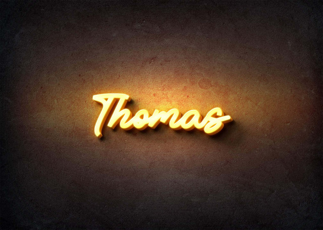 Free photo of Glow Name Profile Picture for Thomas