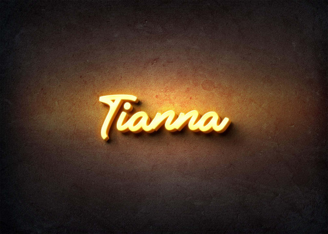 Free photo of Glow Name Profile Picture for Tianna