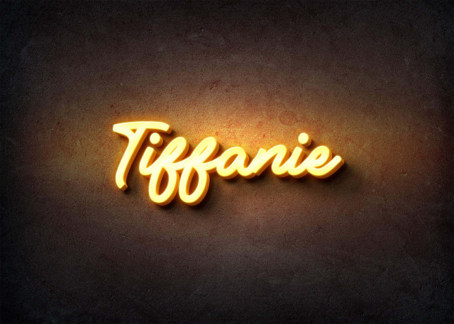 Free photo of Glow Name Profile Picture for Tiffanie