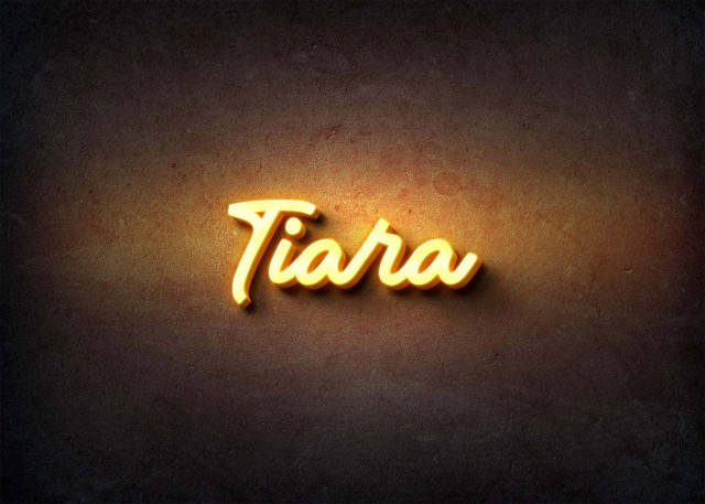 Free photo of Glow Name Profile Picture for Tiara