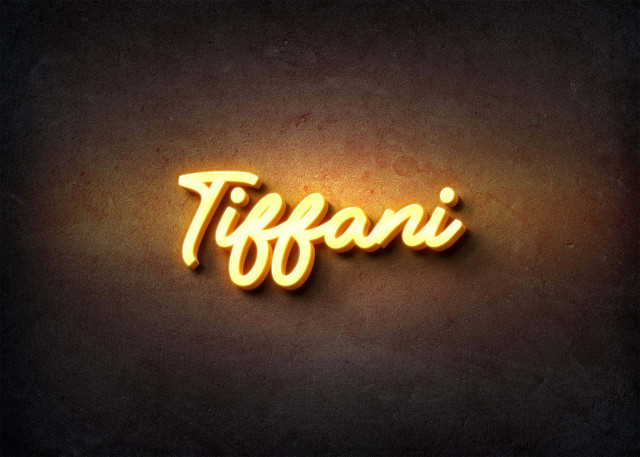 Free photo of Glow Name Profile Picture for Tiffani