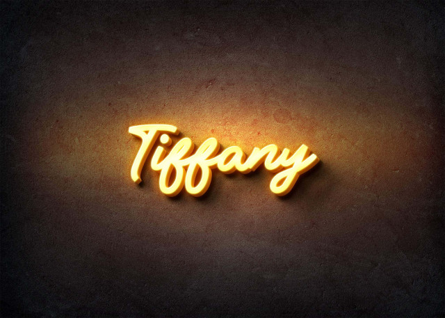Free photo of Glow Name Profile Picture for Tiffany
