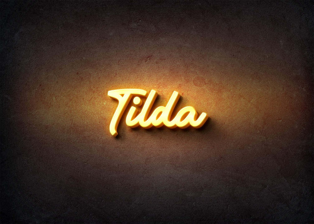 Free photo of Glow Name Profile Picture for Tilda