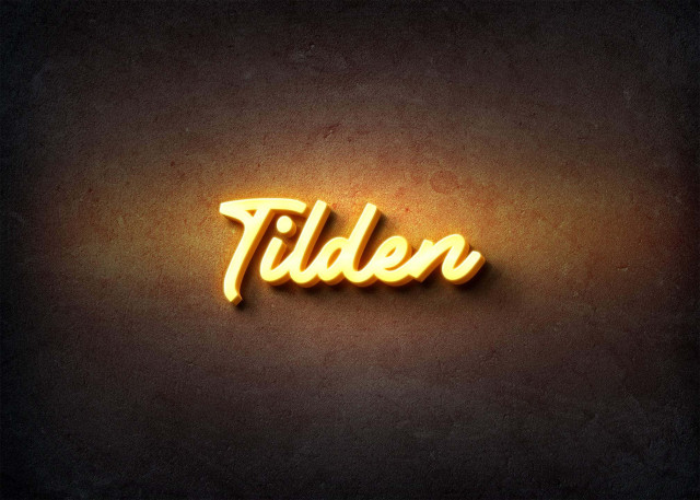 Free photo of Glow Name Profile Picture for Tilden