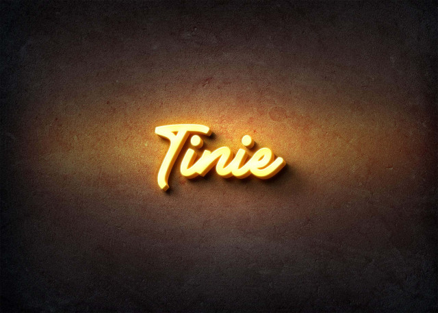 Free photo of Glow Name Profile Picture for Tinie