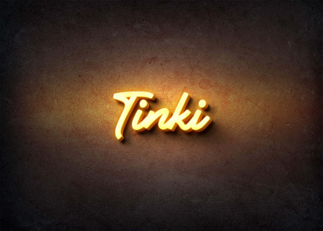 Free photo of Glow Name Profile Picture for Tinki