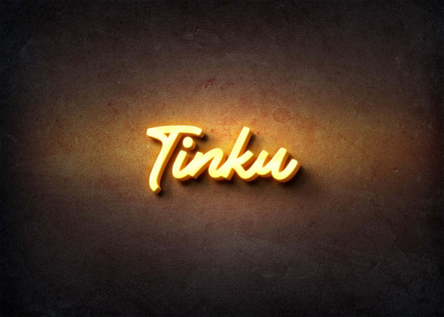 Free photo of Glow Name Profile Picture for Tinku