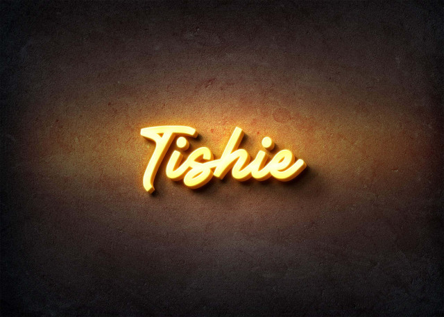 Free photo of Glow Name Profile Picture for Tishie