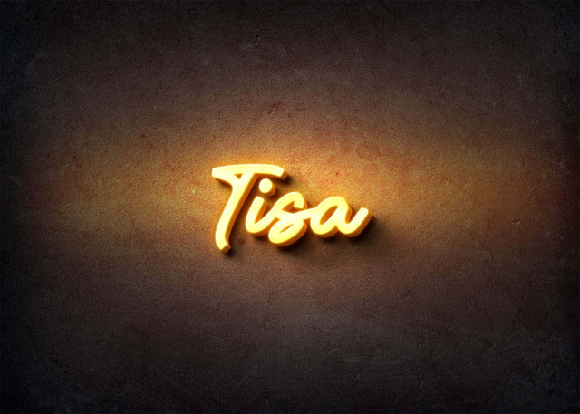 Free photo of Glow Name Profile Picture for Tisa