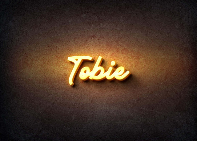 Free photo of Glow Name Profile Picture for Tobie