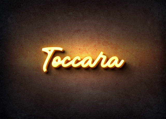 Free photo of Glow Name Profile Picture for Toccara