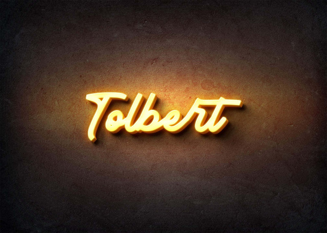 Free photo of Glow Name Profile Picture for Tolbert