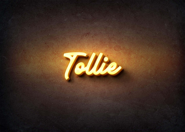 Free photo of Glow Name Profile Picture for Tollie