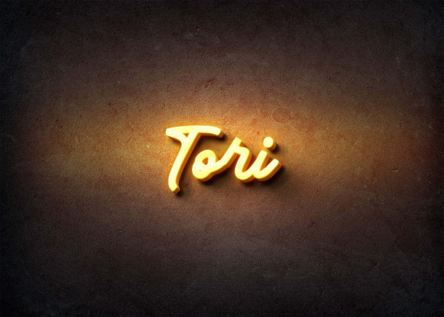Free photo of Glow Name Profile Picture for Tori