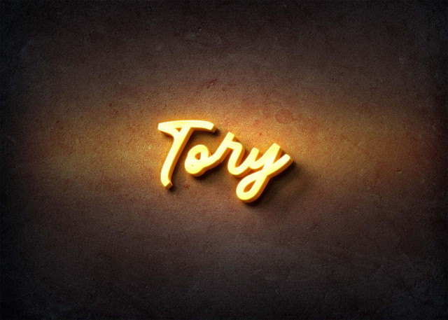 Free photo of Glow Name Profile Picture for Tory